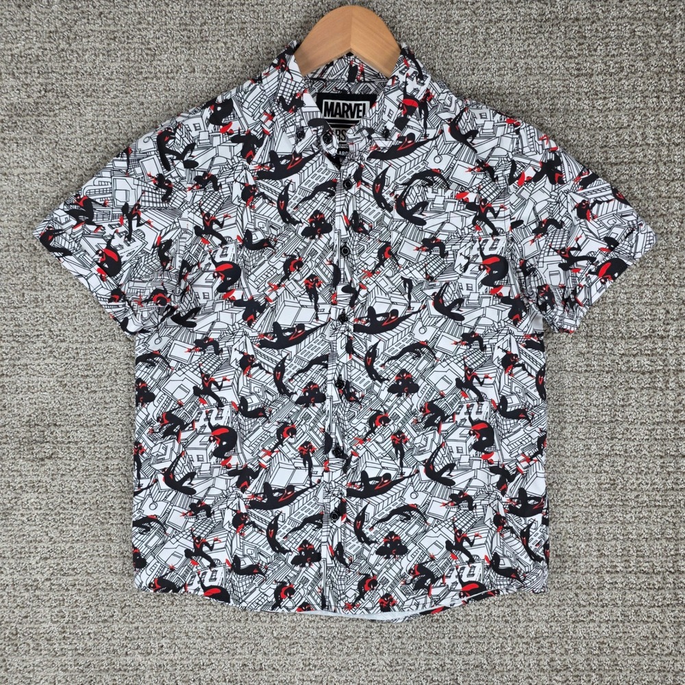 RSVLTS Marvel Miles Morales Spider-Man City Slinger Kunuflex Shirt Kids Large